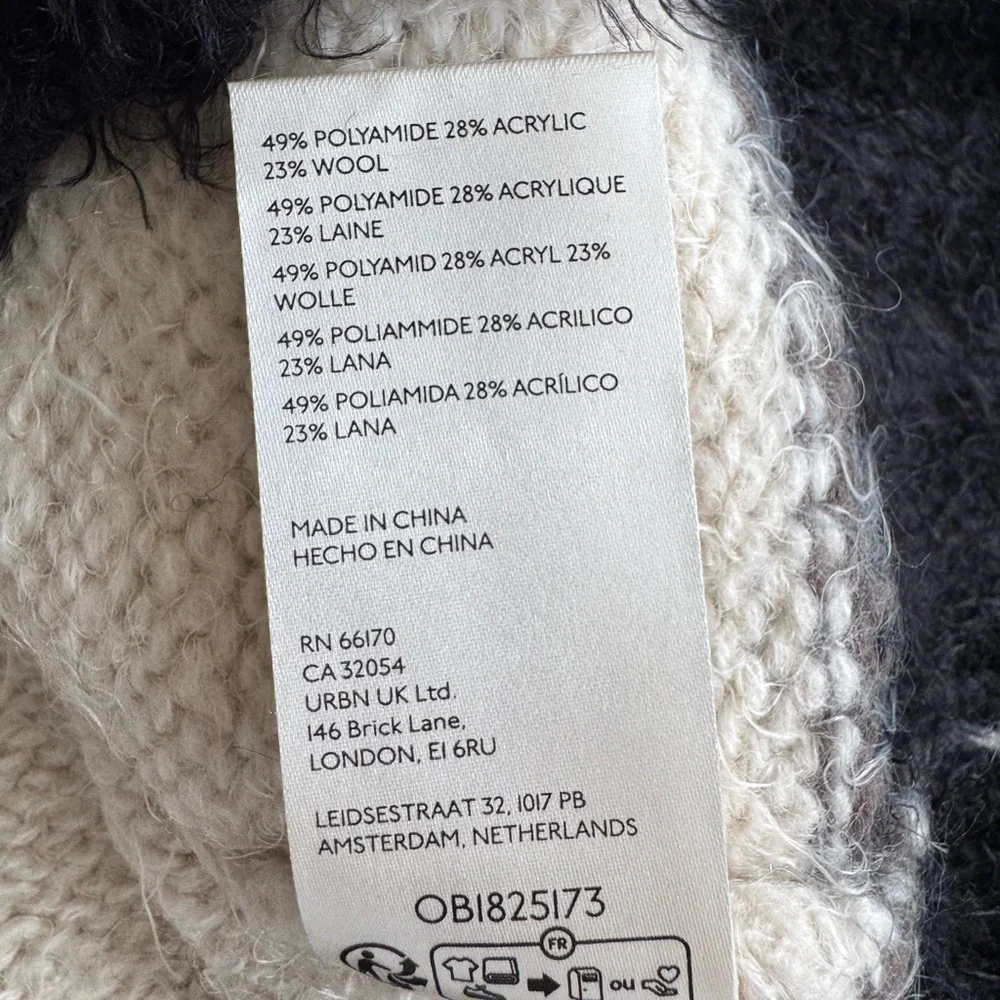 Free People Snow Bird Sweater in Caramel Size Small NWT - Picture 5 of 6
